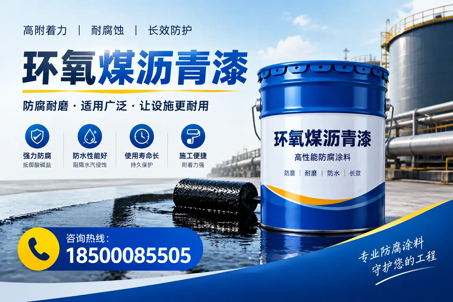 环氧煤沥青漆与其他涂料的对比分析，助力蚌埠企业决策